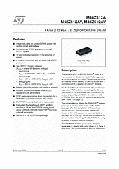 DataSheet M48Z512AV pdf